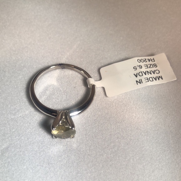 ::SOLD:: Round brilliant cut diamond ring 14k - Picture 4 of 6